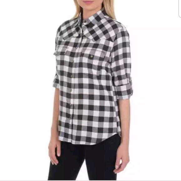 Jachs Girlfriend ladies Flannel shirt NWT - Picture 2 of 4